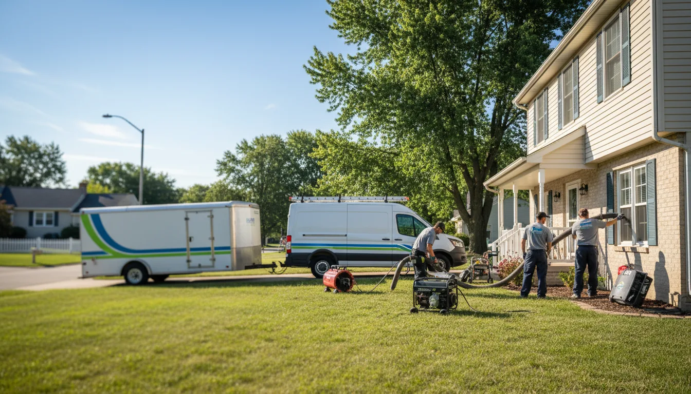 Flooded Basement Restoration And Cleanup With Repair in Blair, WI near me